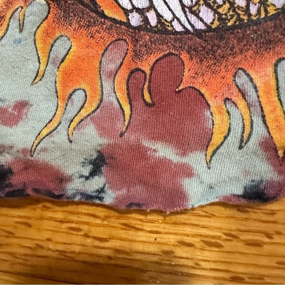 Metallica crop Tie-Dye T-Shirt size S (b5 - Picture 4 of 7